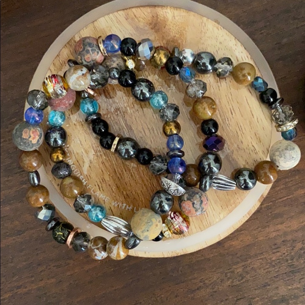 Gemstone bracelets